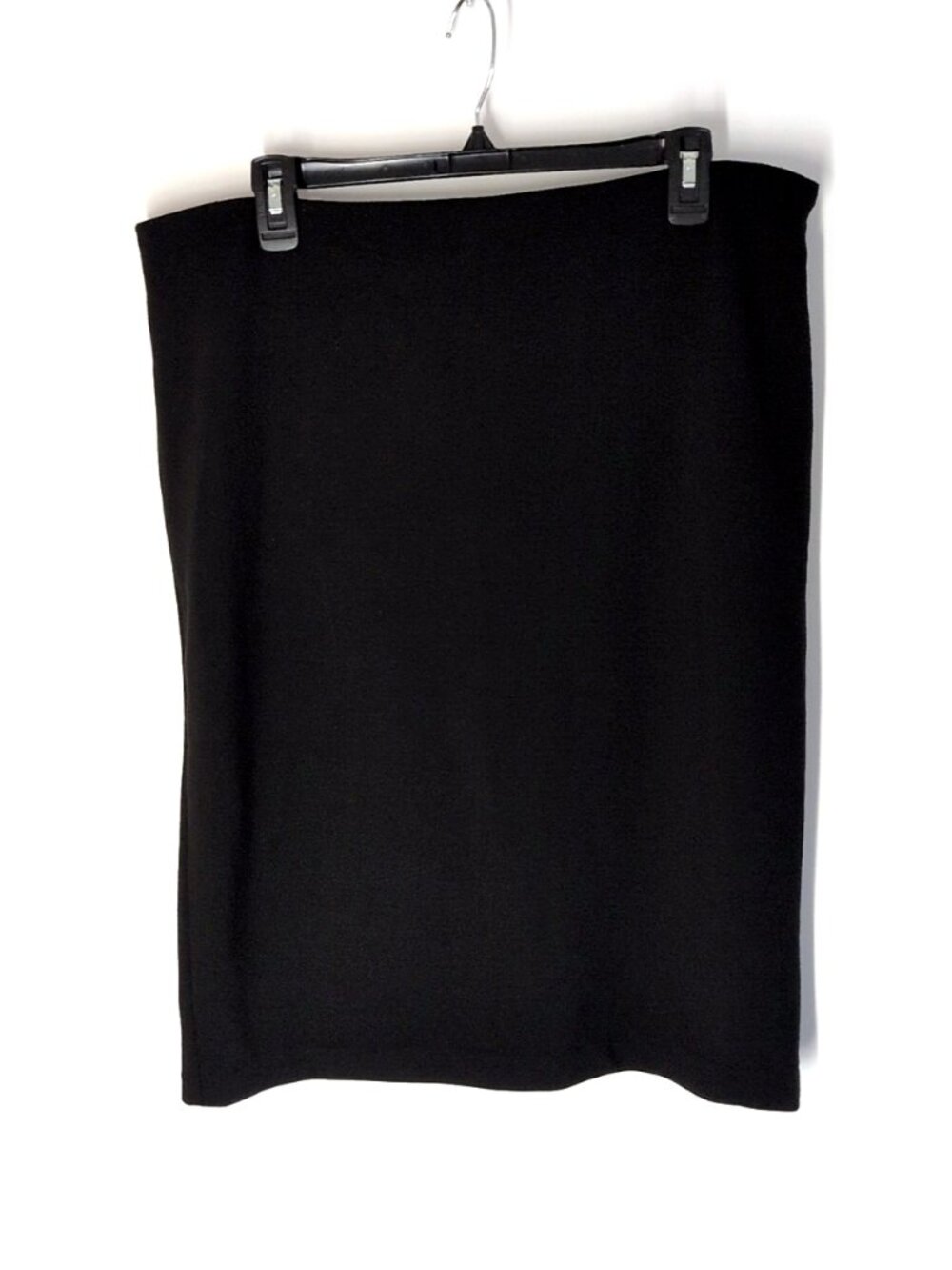 Philosophy Republic Clothing black ponte knit pencil skirt 14 below knee office